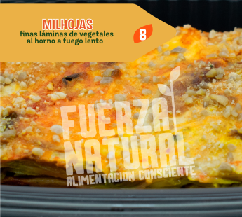 8 – MILHOJAS finas láminas de vegetales al horno a fuego lento