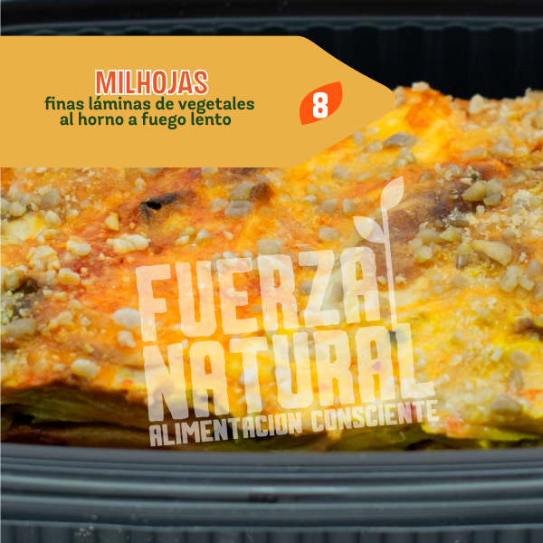 8 - MILHOJAS finas láminas de vegetales al horno a fuego lento