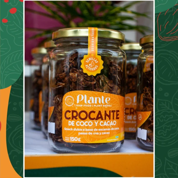 Crocante de coco y cacao - Plante